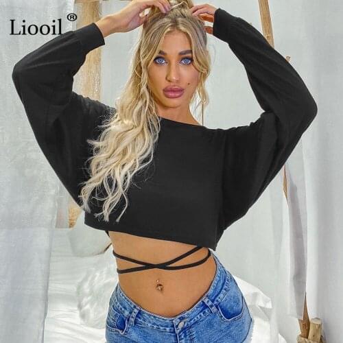 Liooil Black Blouses