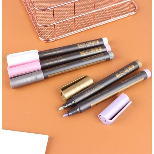 Marker Pen Glitter Paint Marker For Card Making Calligraphy Arts Metallic Permanent Paint Markers Writing Supplies Birthday Gift