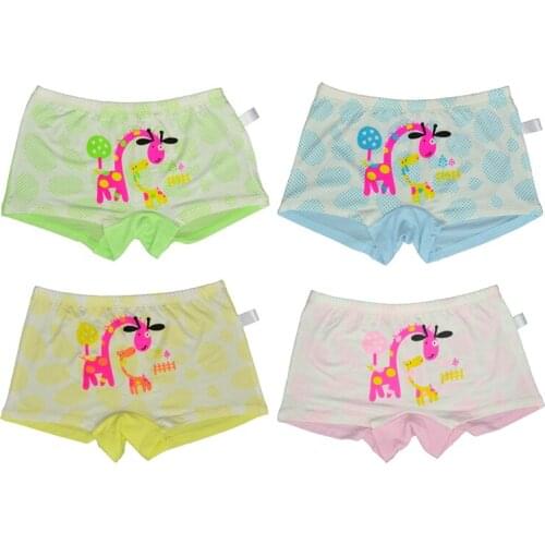 8 Pieces / Pack fashion kids panties girls' briefs female child underwear lovely cartoon panties children clothing wholesale