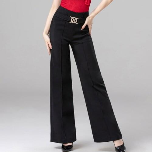 2021 New 2031 Latin Dance Dress Women Trousers Belt Design Latin Dance Pants Ballroom Modern Belly Dancing Performamnce