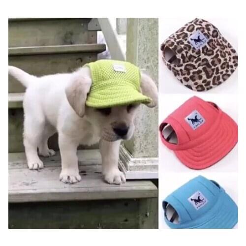 New pet accessories dog baseball cap outdoor sunscreen breathable sun hat camouflage