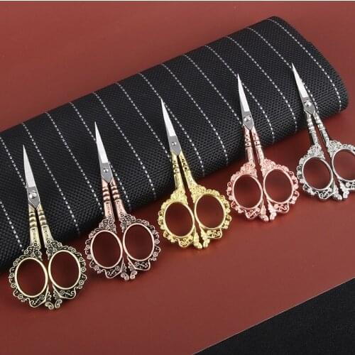 NEW Durable Stainles Steel Eyebrow Scissor Trimmer Epilator Eyelashes Nose Hair Scissor Manicure Scissors Cutter Nail Tools