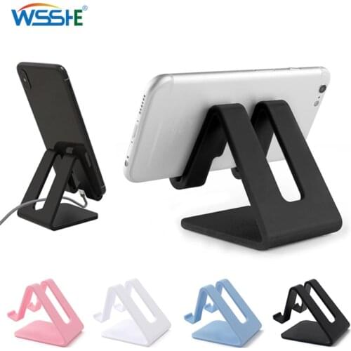 Desk Phone Holder triangle Mobile Stand For Cell phone Tablet Universal plastic Phone Stand Desktop Support Smartphone Bracket