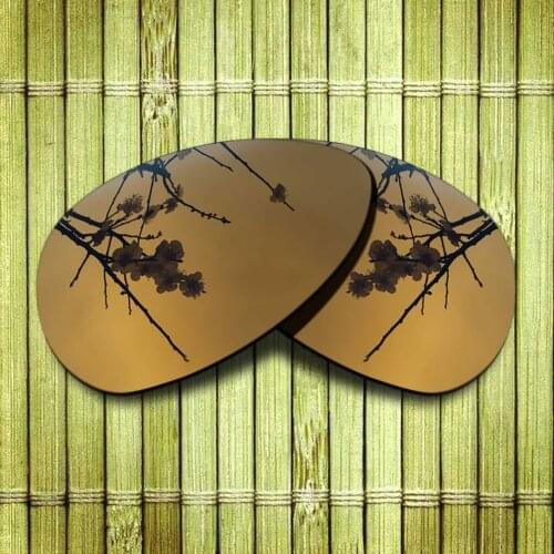 Polarized Replacement Lense For-Oakley Crosshair S Sunglasses Frame True Color Mirrored Coating - Copper Color Options