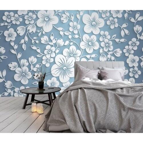 XUESU Custom wallpaper wall covering 3D relief pattern modern concise style TV background wall