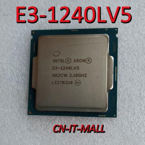 Intel Xeon E3-1240LV5 CPU 2.1GHz 8MB Cache 4 Core 8 Threads LGA1151 Processor