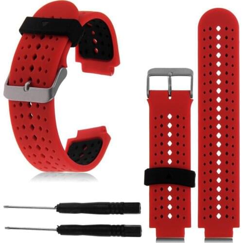 Breathable Soft Silicon Watch Band Strap For Garmin Forerunner 220 230 235 630 620 735 735XT Watchband Wrist Bracelet Strap