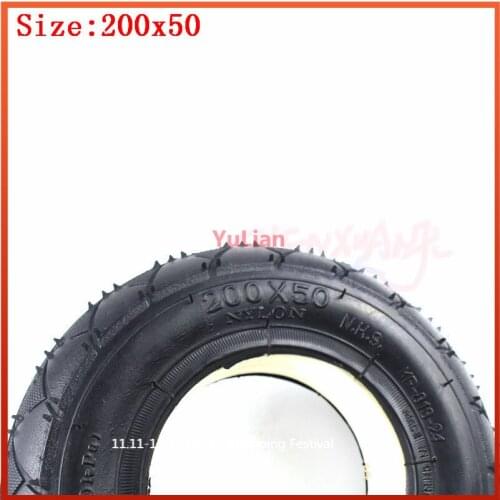 200x50 Solid Tires For Electric Scooter Balance Scooter Electric Bicycle Tubeless Tyre For Mobility Scooter Wheelchair Tire