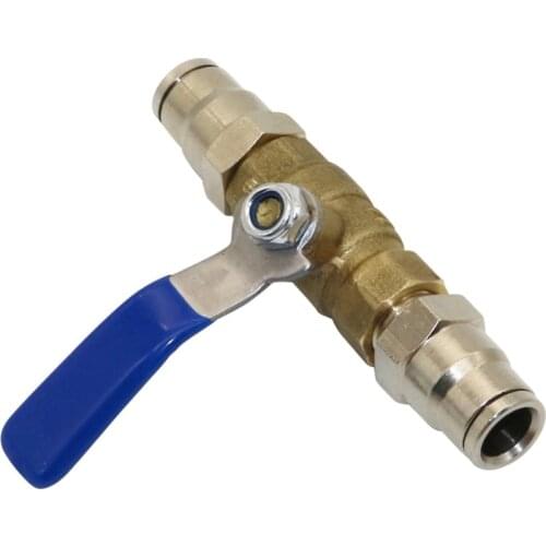3/8'' Slip-lock Quick Connector Valve Brass Ball valve Pneumatic Quick coupling for mist cooling system Hose connector 1 Set