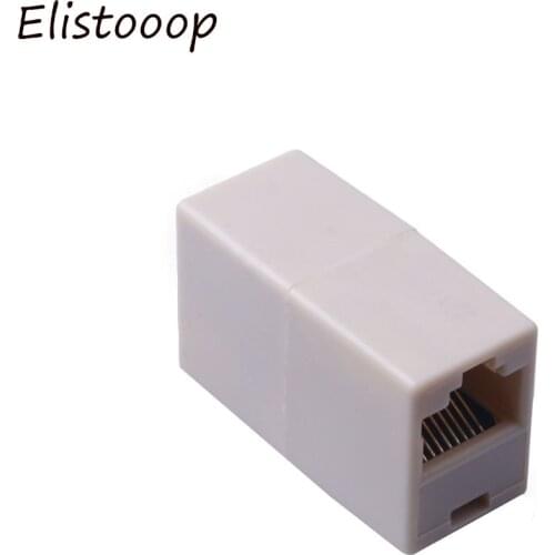 10pcs RJ45 Coupler Ethernet Dual Straight Head Lan Cable Joiner For Extension Broadband Ethernet Network LAN Cable Extender Plug