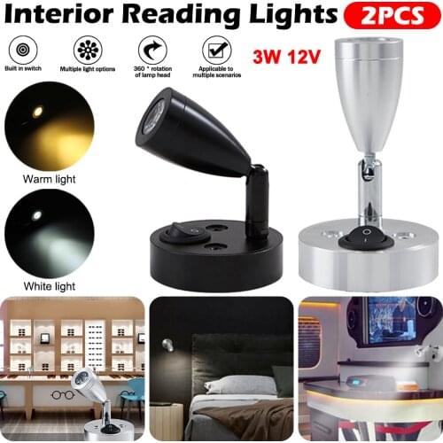 DC12V 6000K LED Spot Reading Light RV Bedside Boat Lamp Down light Home Adjustable Wall Ceiling spotlights Indoor Lamp wholesale