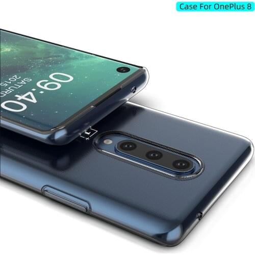 For OnePlus 8T 8 7 7T Pro 6T 6 5T Slim Crystal Clear Transparent Soft TPU Back Case Protection Skin Camera Protect Cover