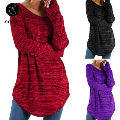 Tunic Big Size T Shirt Women 5xl Solid Color Vetement Femme 2021 The Office Irregular T Shirt Extra Long Sleeve Tie Dye Tshirts