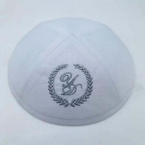 CustomizedProductPersonalizdEmbroideryImprintKippotKippaYarmulkeJewishKippahKulliesBeanies