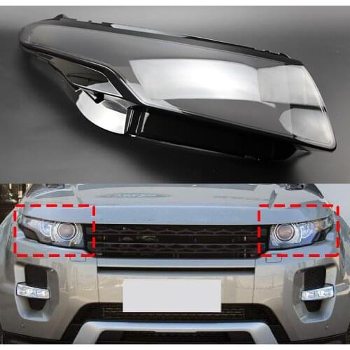 Back Shell Front Tail Lamp Lens Headlight Cover Replacement Auto Rear Brake Lights Shell Fit For Land Rover Range Rover Evoque