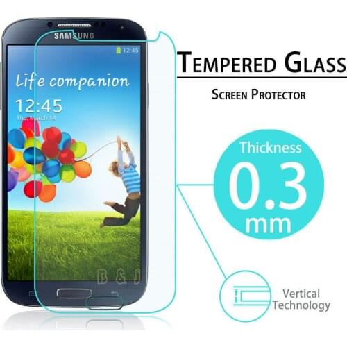 2Pcs S4 Tempered Glass Film LCD Guard Screen Protector for Samsung Galaxy S4 i9500 i9505 Protective Film Guard Verre Trempe