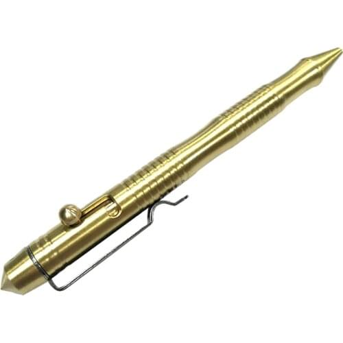 Yellow Aviation Aluminum Self Defense Glass Breaker-Best Tactical Military Pen