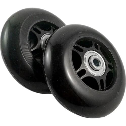 2 Set Luggage Suitcase Replacement Wheels OD 80mm