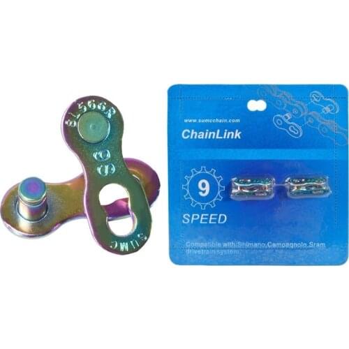 2 Pair 9/10/11/12 Speed Colorful Bike Bicycle Chain Link Connector Mountain Bike Joints Magic Buttons Speed Quick Master Links p