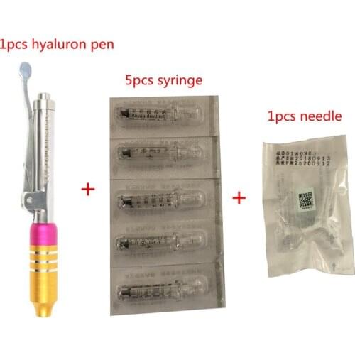 2018 HOT Adjustable High Pressure Hyaluronic Acid Pen For Anti Wrinkle / Lifting Lip hyaluron gun atomizer hyaluron pen