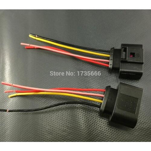 4PCS Ignition Coil Connector Repair Kit Harness Plug For VW Beetle Eos Jetta Passat Rabbit Golf Gls For AUDI A4 A6 1J0973724