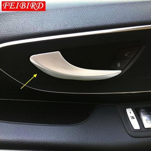 Accessories Interior For Mercedes-Benz Vito W447 2014 2015 2016 2017 Inner Car Door Pull Doorknob Handle Bowl Cover Trim
