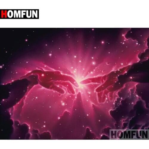 HOMFUN Full Square/Round Drill 5D DIY Diamond Painting "Character landscape" 3D Embroidery Cross Stitch 5D Home A01078