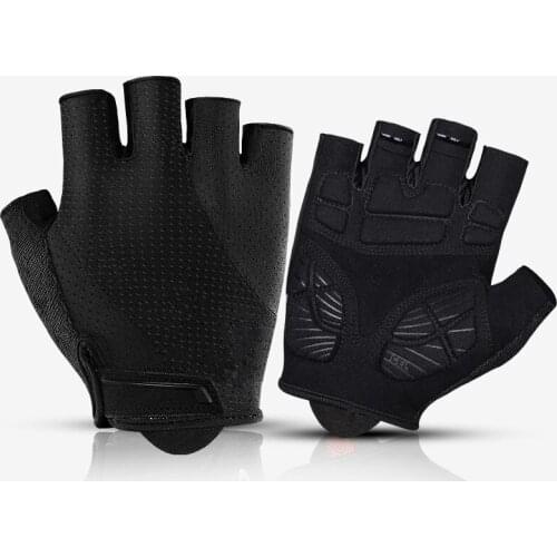 Breathable Can Wipe Sweat Half Finger Cycling Glove Damping Anti Slip Pad Motorcycle MTB Bike Men Women Sports Fitness Gloves