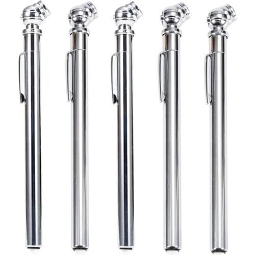 5 Pack Pencil Tire Pressure Gauge 5-50 PSI Universal for Car Motorcycle Bicycle
