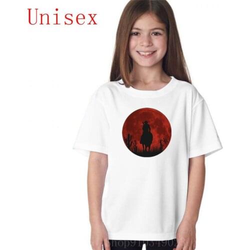 Red moon Red Dead-Redemption 2 T-Shirt boys t shirts girls tshirt tops for girls children clothes boys colorful popular