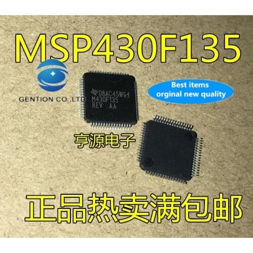 5PCS MSP430F135 MSP430F135IPMR M430F135 LQFP64 microcontroller chip in stock 100% new and original