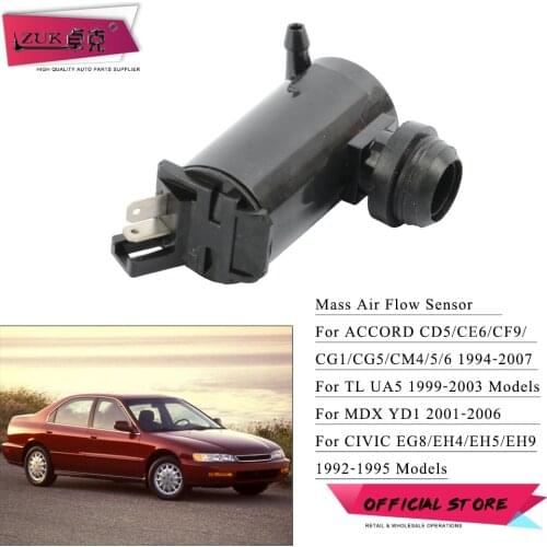 ZUK Windscreen Washer Motor For HONDA CIVIC 1992-1995 ACCORD 1994-2007 TL 1999-2003 MDX 2001-2006 Windshield Cleaning Pump
