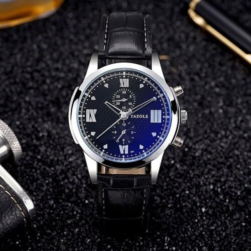 Top Brand New YAZOLE Simple Fashion Quartz Movement Men Watch Comfortable Wearing Experience Waterproof Relogio Masculino 384