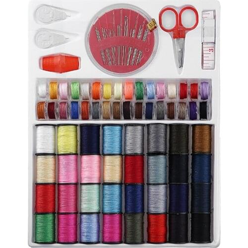 New 100pcs Sewing Machine Thread Set Sewing Machine Spool Bobbin Reel Tool Kit For Home Crafts And Dress Making