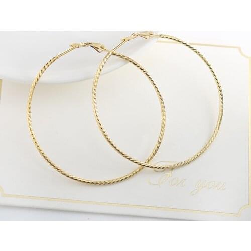 Fashion Geometric Circle Large Hoop Earrings Set For Earrings For Children Accessories For Women Jewelry 2021 Bijouterie Female