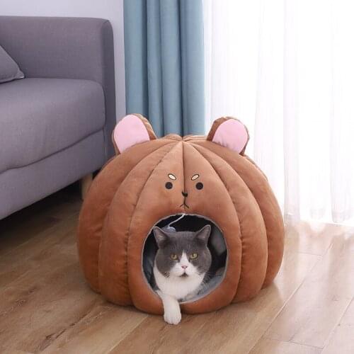 New Cat Bed Dog House Little Mat Basket Small Dog House Products Pets Tent Cozy Cave Beds Indoor Bed for Dog Dog Supplies