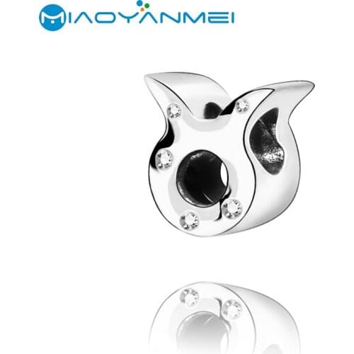 New Fashion 100% 925 Sterling Silver Beads Sparkling Taurus Zodiac Charm fit Original Pandora Bracelets DIY Women Jewelry Gift