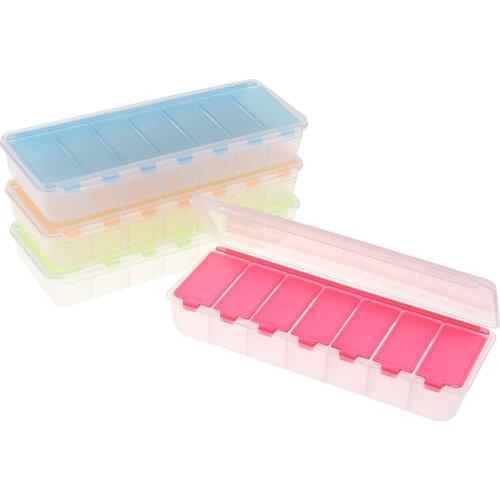 Extra Large Pill Organizer for Travel, Weekly Pill Box, 7 Day Jumbo Pill box, Daily Medicine Organizer for Vitamins, Fish Oils