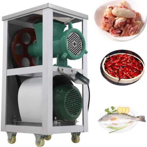 Industrial Commercial Electric Duck Chicken Fish Bone Bone crusher Chili Lamb Beef Meat Grinding Machine