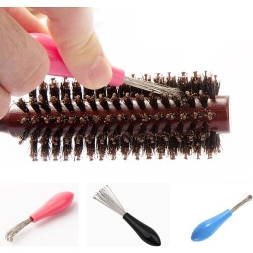 Comb Hair Brush Cleaner Cleaning Remover Embedded Beauty Tools Plastic Handle Hot 2019