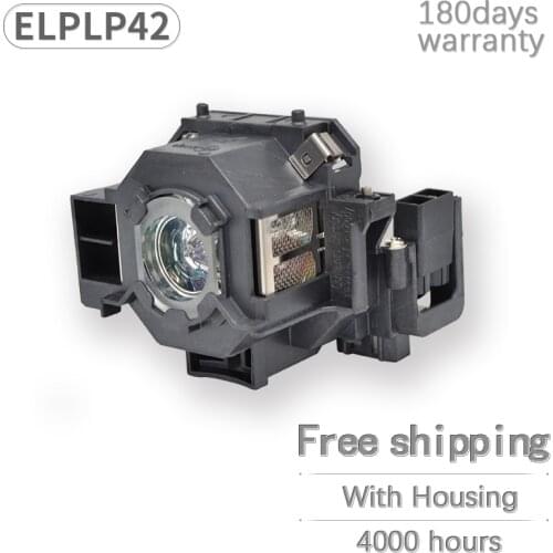 High Quality for ELPLP42 New Replacement Projector Lamp Module For EPSON EMP-400W EB-410W EB-140 W EMP-83H PowerLite 822 H330B