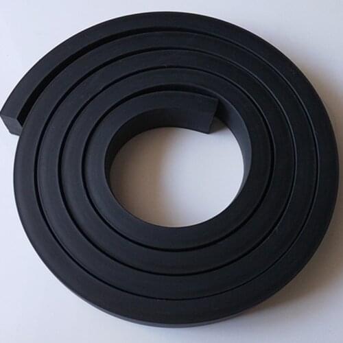1M Solid EPDM Rubber Bar Door Window Seal Strip Square Car Sound Insulation Tape Boat Shock Cushion Antiskid Buffer Mat Black