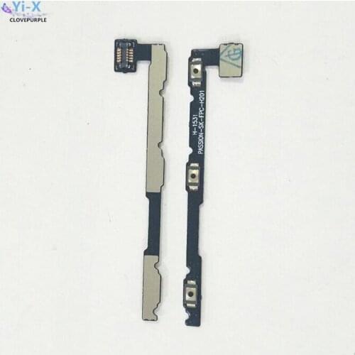 10PCS/Lot Power Flex Cable For Lenovo Vibe P1 P1c72 P1c58 Power ON/OFF and Volume Up/Down Key Button Flex Cable