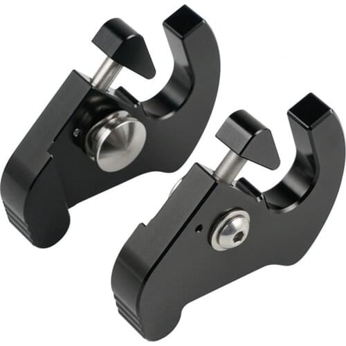 2Pcs Luggage Rack Latch Detachable Durable Aluminum Practical Backrest Bracket for Motorcycle