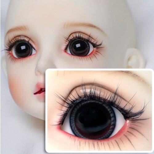 BJD doll accessories suitable for 12mm 14mm 16mm simulation of deep black eyes doll accessories
