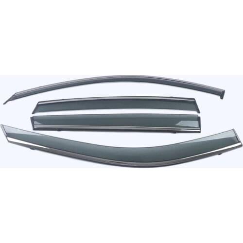 Car Styling 4 Pieces Rain Guards Side Window Visor Cover Trim For Nissan X-Trail Rogue 2014-2020
