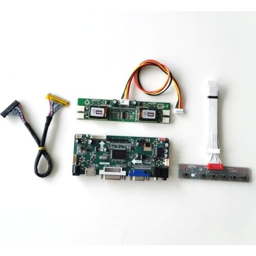 For LTM200KP01 LTM200KT01 1600*900 20" LCD monitor panel LVDS 30Pin CCFL DVI VGA MNT68676 screen controller drive board kit