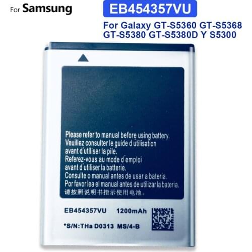 EB454357VU Battery For Samsung Galaxy Y Duos GT-S5360 Galaxy Y GT-S5368 GT-S5380 GT-S5380D Wave Y S5300 Galaxy Pocket