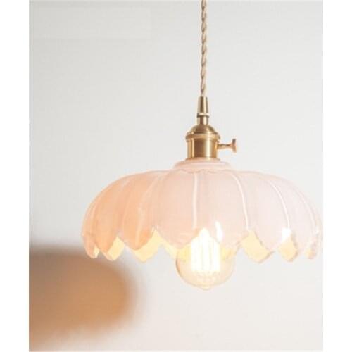 Edison Industrial Vintage LED Pendant Light Loft Style Switch Antique Copper Glass Hanging Lamp Home Decor Lighting Hanglamp