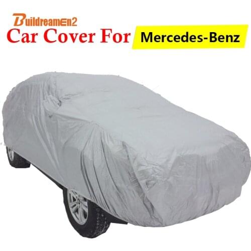 Buildreamen2 Car Cover SUV Sun Shade Rain Snow Scratch Resistant Cover For Mercedes-Benz ML ML300 ML350 ML450 ML500 ML420 ML280